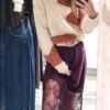 Jupe longue Florine - Prune – Image 3