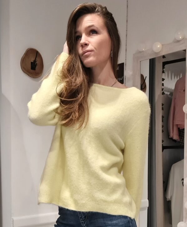 Pull Charline - Jaune pastel