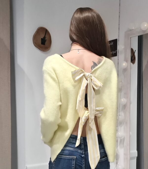 Pull Charline - Jaune pastel – Image 3