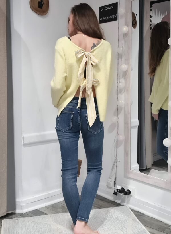 Pull Charline - Jaune pastel – Image 5