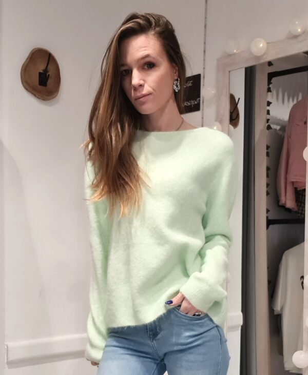 Pull Charline - Vert pastel