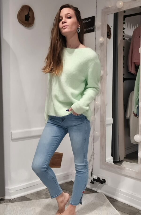 Pull Charline - Vert pastel – Image 3