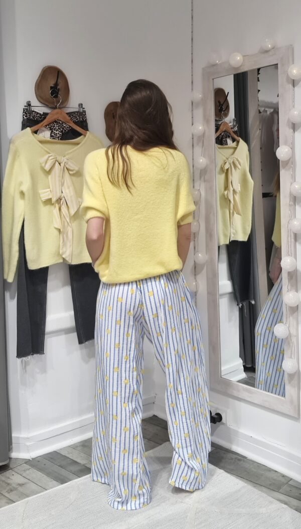 Pantalon Iris - Ciel & Jaune – Image 4