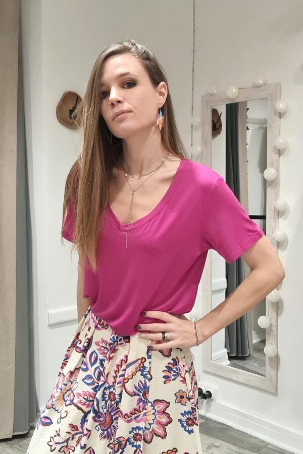 T-shirt Simon - Rose – Image 3
