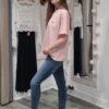 T-shirt Good vibes - Rose – Image 2