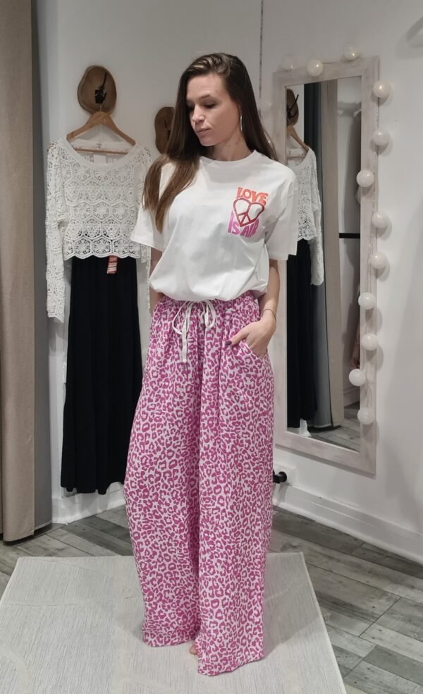 Pantalon Léo - Fuchsia – Image 2