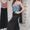 Pantalon lin Nico - Noir – Image 3