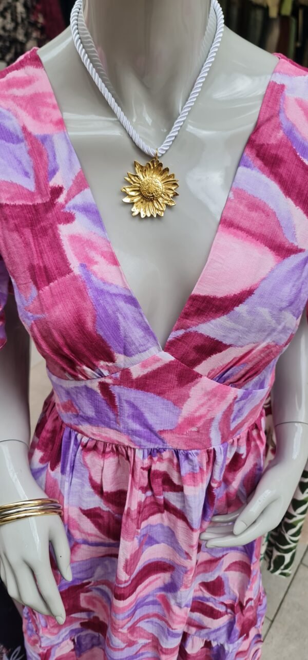 Robe longue - Rose – Image 3
