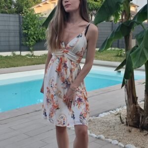 Robe courte orange - Costa