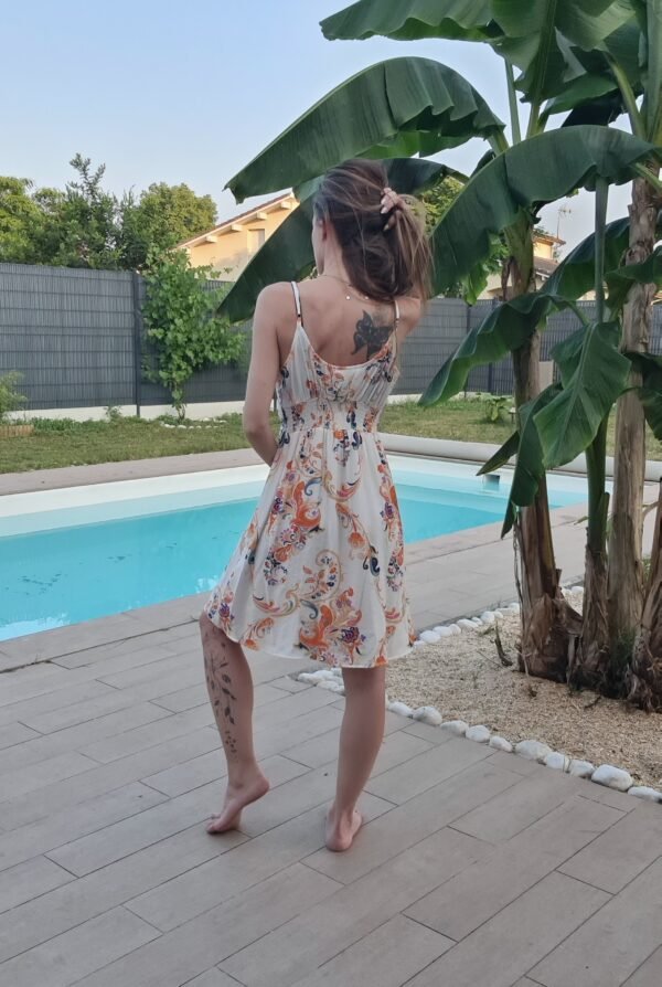 Robe courte orange - Costa – Image 3