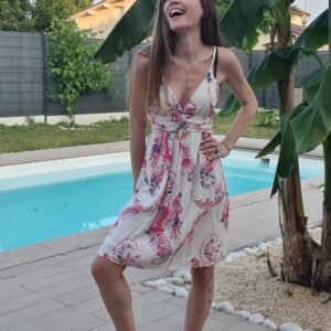 Robe courte fuchsia - Costa