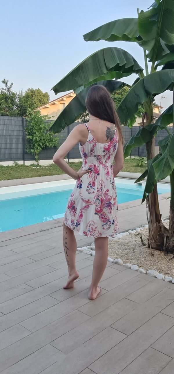 Robe courte fuchsia - Costa – Image 4