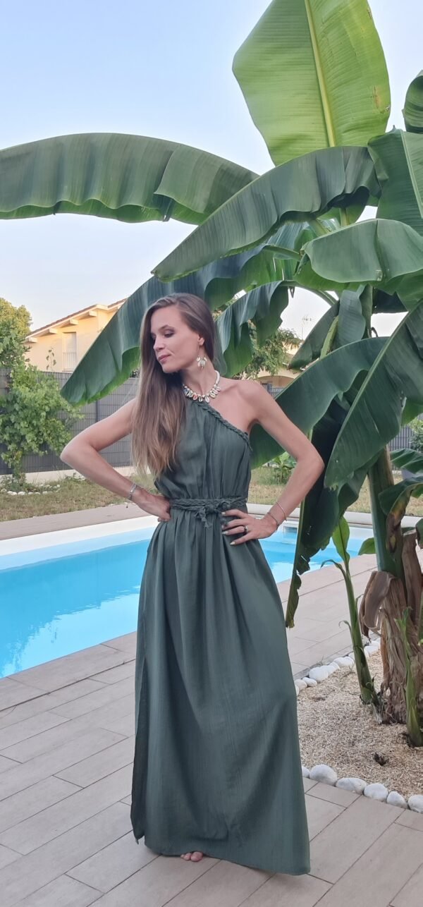 Robe longue kaki - Athènes – Image 2