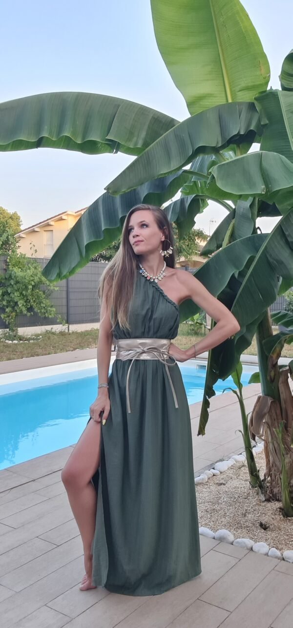Robe longue kaki - Athènes – Image 3