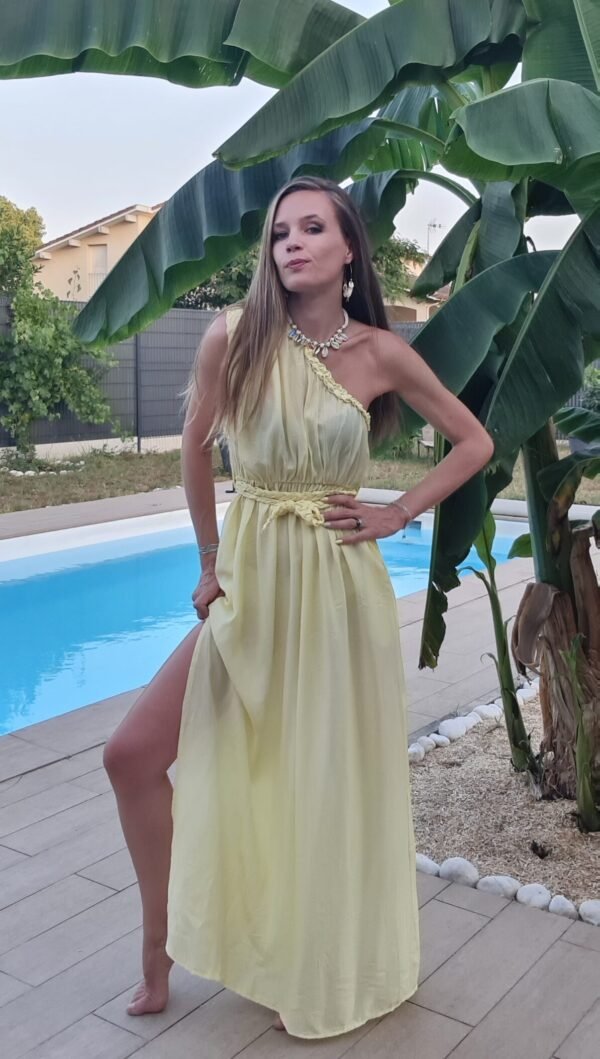Robe longue jaune - Athènes