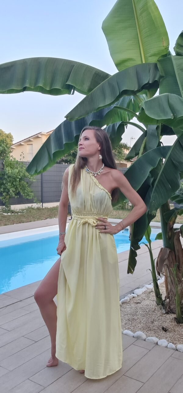 Robe longue jaune - Athènes – Image 2