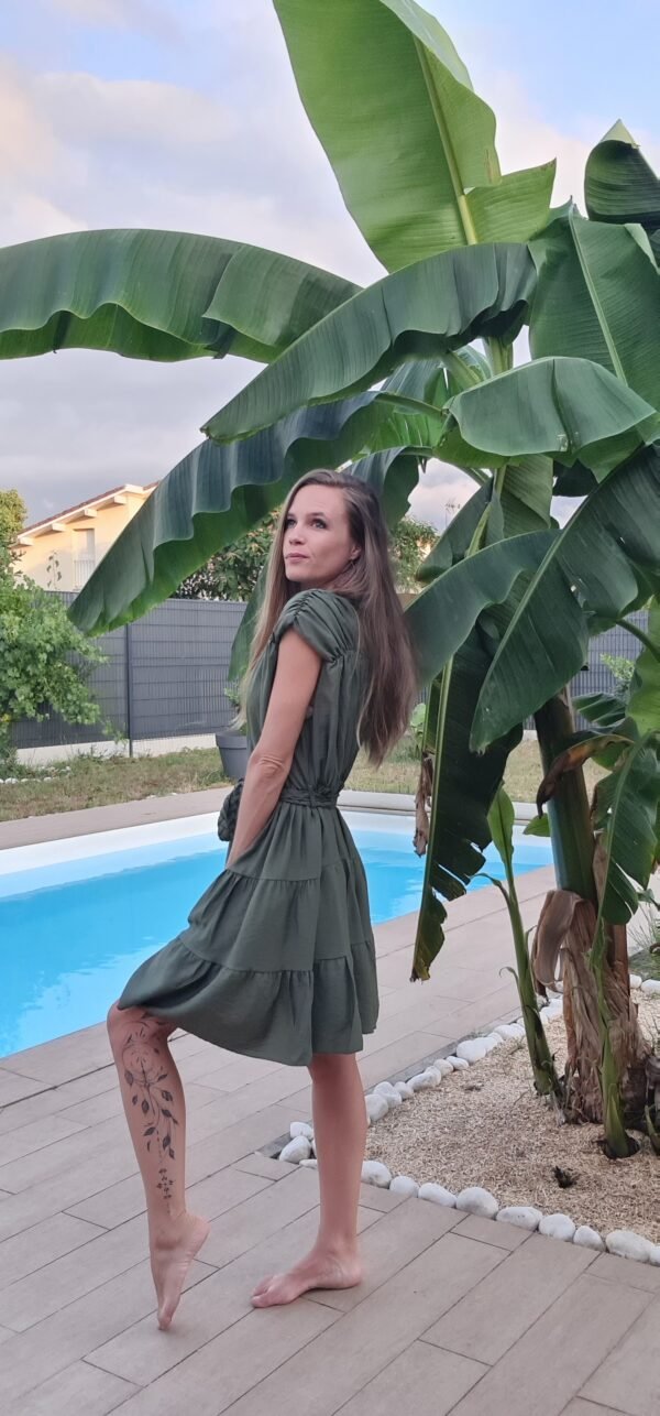 Robe courte kaki - Athènes – Image 3