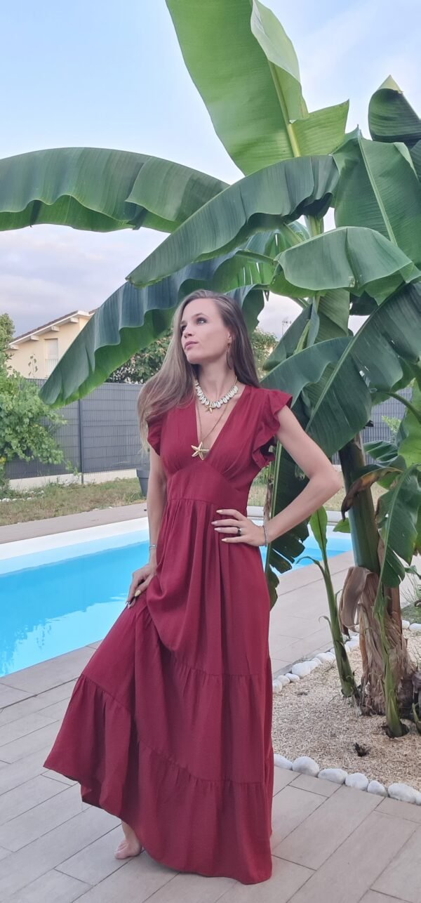 Robe longue brique - Kéa – Image 2