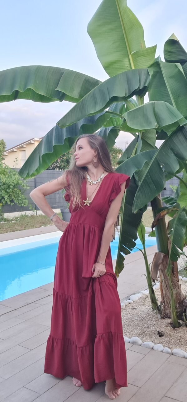 Robe longue brique - Kéa – Image 3