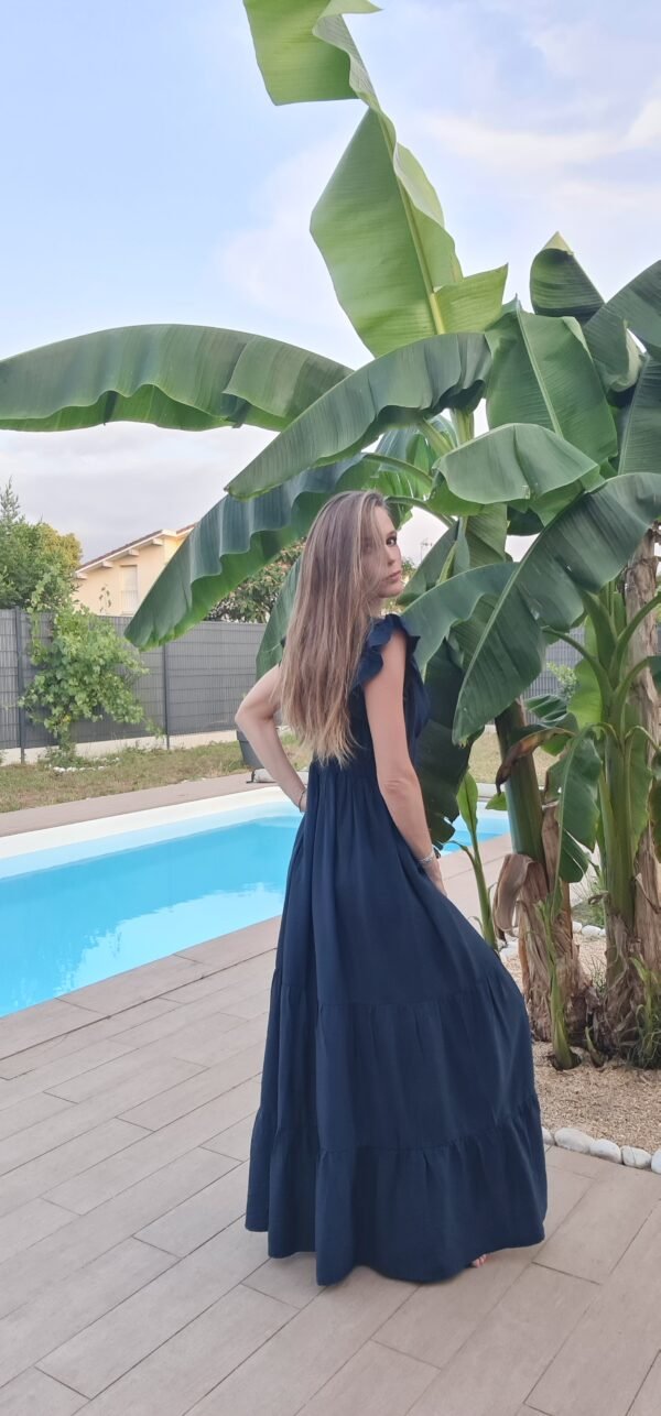 Robe longue bleu canard - Kéa – Image 4