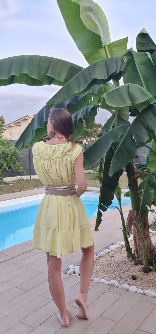 Robe courte jaune - Athènes – Image 5