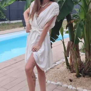 Robe courte blanc - Athènes
