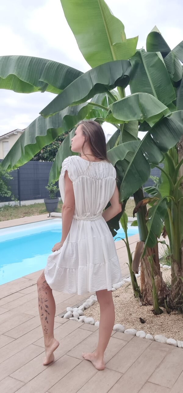 Robe courte blanc - Athènes – Image 3