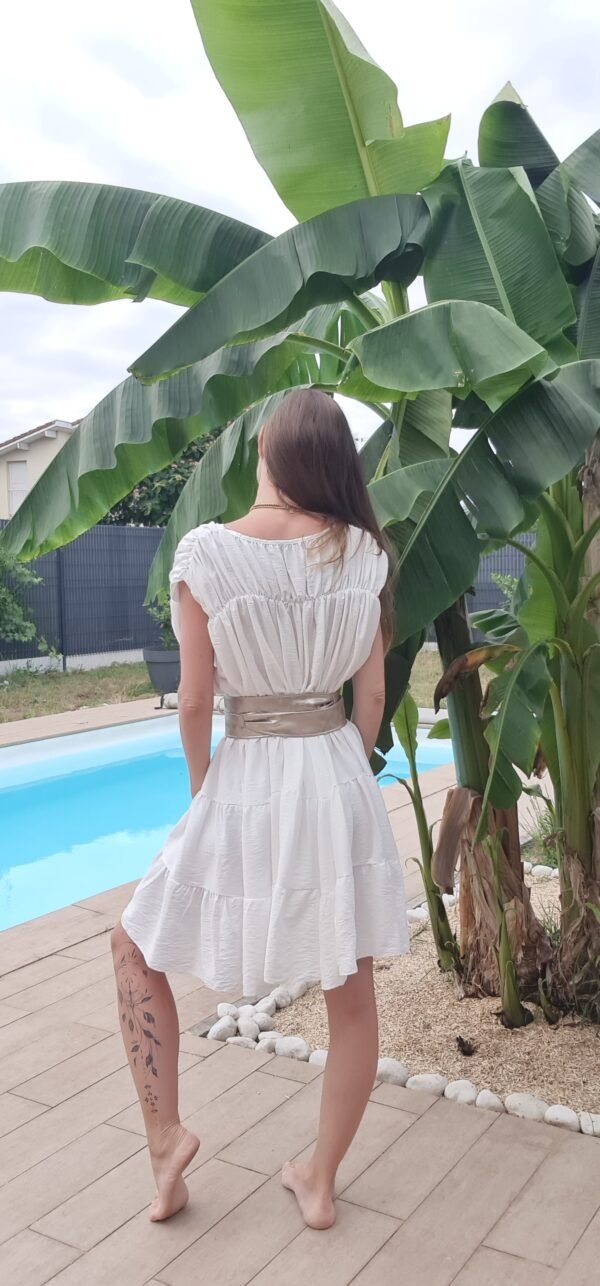 Robe courte blanc - Athènes – Image 5