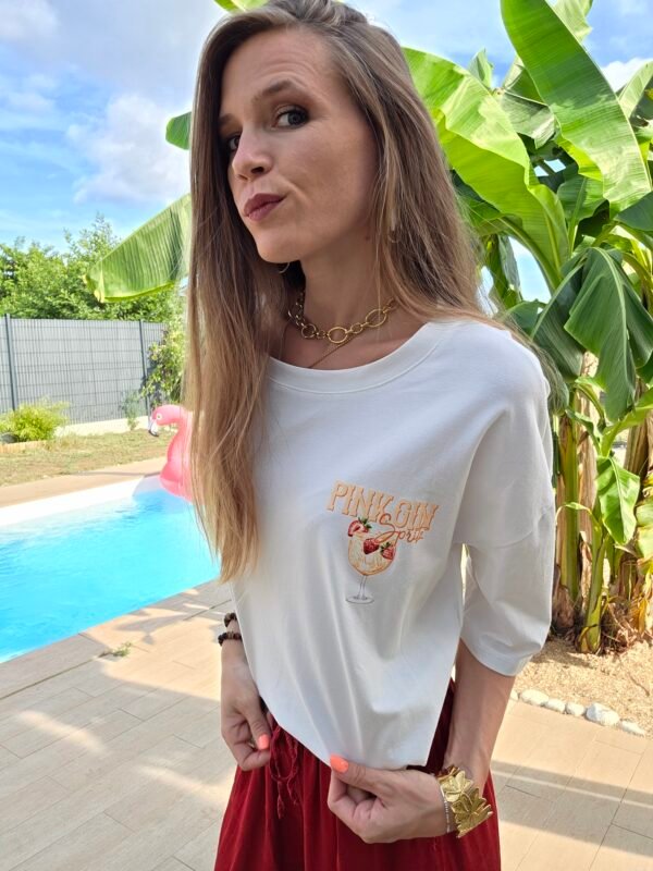 T-shirt Pink Gin