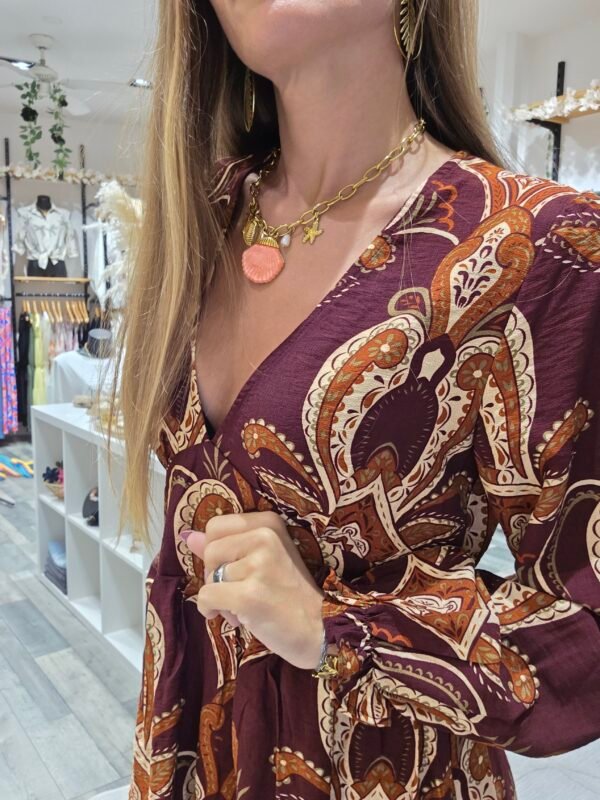 Robe courte - Cannelle – Image 2