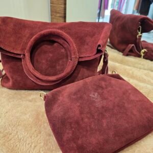 Sac cuir Bordeaux