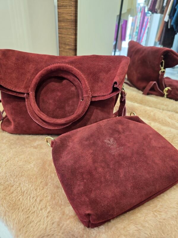 Sac cuir Bordeaux