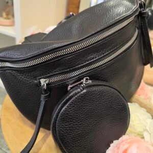 Sac banane et pochette Noir