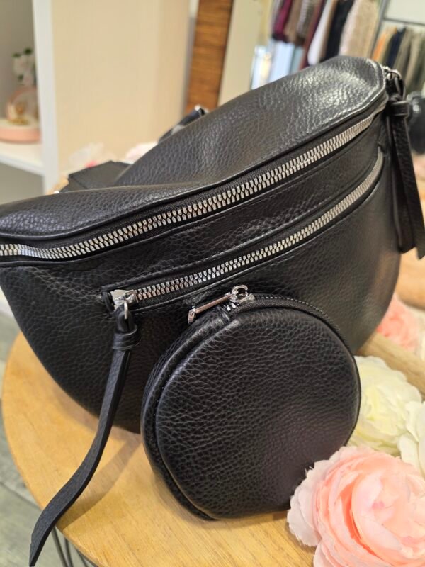Sac banane et pochette Noir