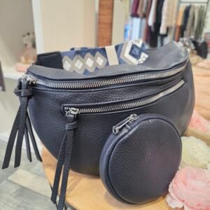 Sac banane et pochette Marine