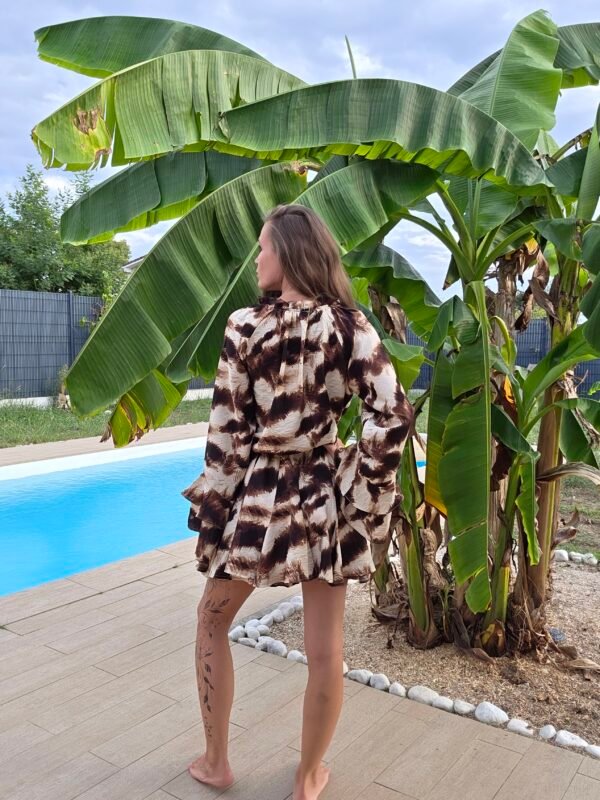 Robe courte bringé - Garance – Image 4