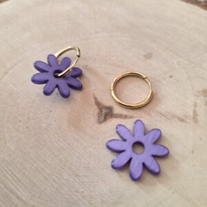 Charm fleur purple