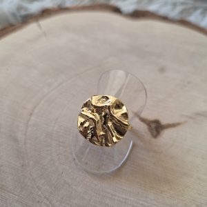 Bague petit médaillon