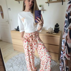 Pantalon fleurs - Gaspard