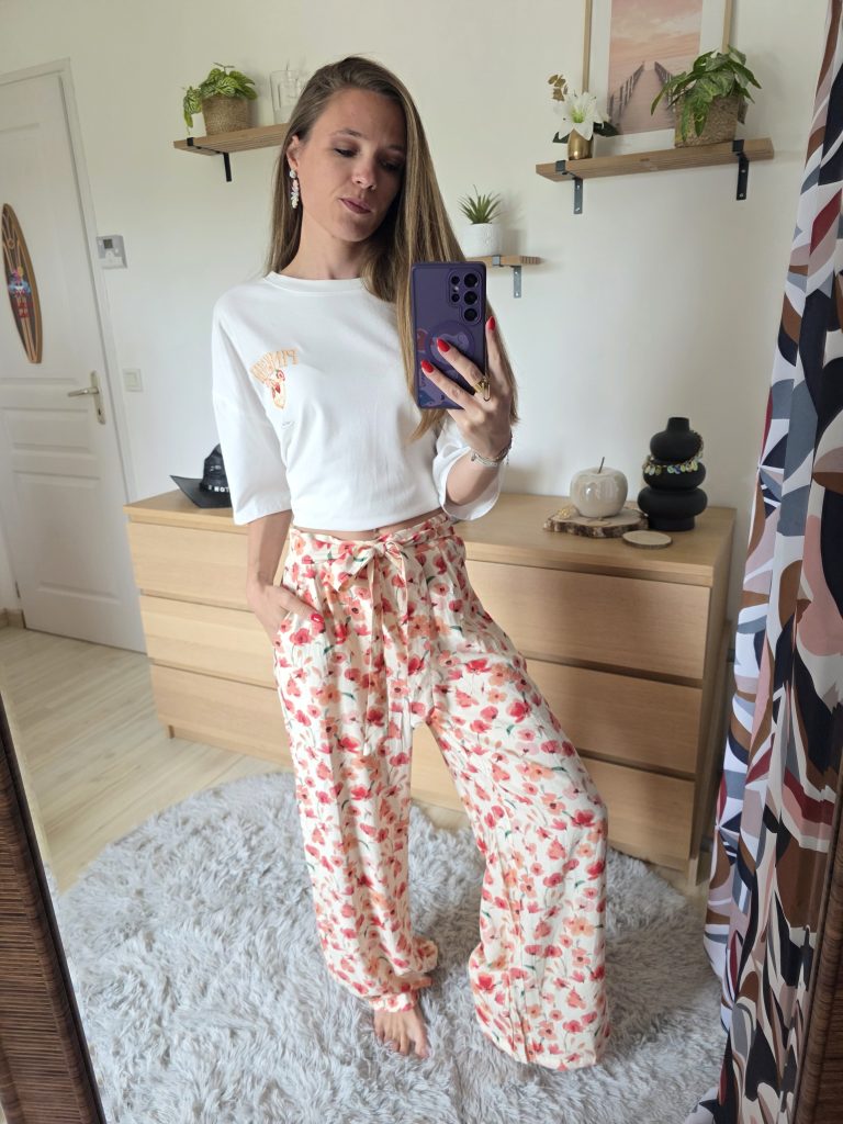 Pantalon fleurs - Gaspard