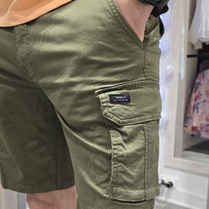 Bermuda cargo Homme kaki