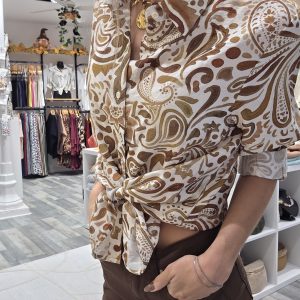 Chemise à motifs