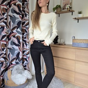 Jean's slim noir